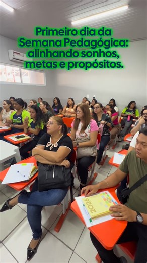 Escola Monteiro Lobato on Instagram: "A Semana Pedagógica da Escola Monteiro Lobato começou! 🚀 Um time comprometido, alinhado e preparado para oferecer uma educação de qualidade, com cuidado e excelência em cada detalhe. Aqui, o aprendizado começa com quem ensina. ✨📝 É assim que construímos, juntos, um ano letivo cheio de propósito e dedicação. 💙💚 #escolamonteirolobato #educaçãoinfantil #ensinofundamental #escolaemfortaleza #educaçãodequalidade"