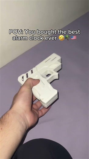 I bought the best alarm clock ever 🤣#alarm #military