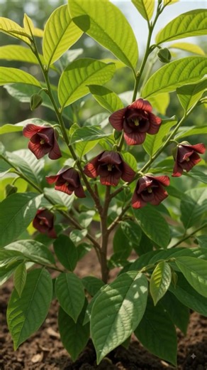 Asimina triloba (Pawpaw) 🌿🍈 | Nature’s Unique Tropical-Looking Fruit Tree 😍✨ | Amazing Plant #Shorts