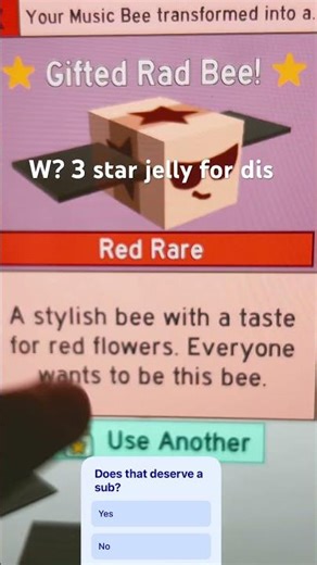 Idk bro I have no more star jelly #roblox #beeswarmsimulator