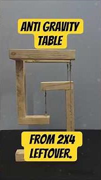 How to Make a Floating table -SIMPLE DIY #diy #woodworking #woodcraft #sciencefacts