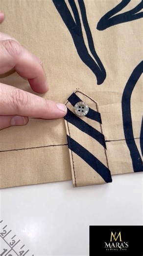 ✅ Easy way to sew maketabs and epaulettes #diy #short #sewing