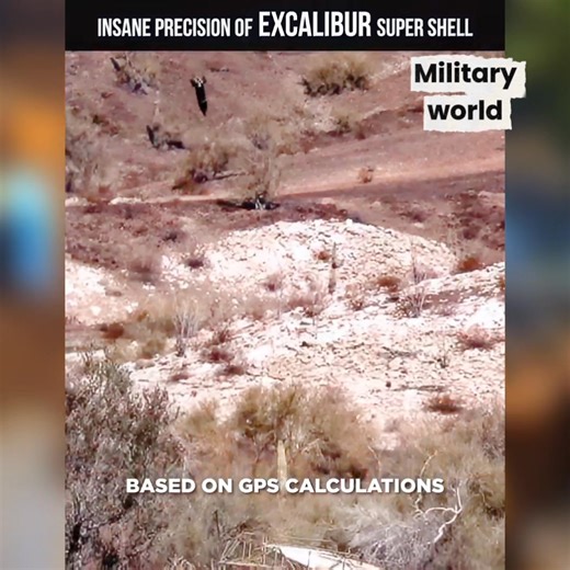 Insane precision of excalibur super shell #army #military #guns #weapons #defence #usa | Military World