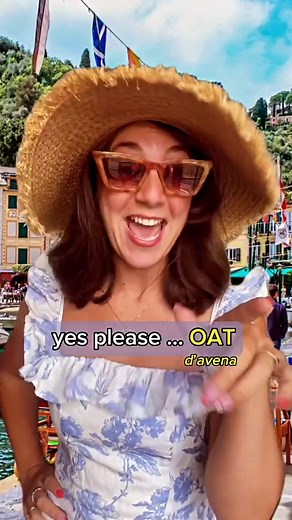 Sarah orders a coffee in Italy 🇬🇧✈️🇮🇹 #inglese #ingleseperitaliani #italianiallestero #britsabroad #british #ingles #turismo #portofino #liguria #turismoliguria #english #learnenglish | Aurora's Online Language Lessons