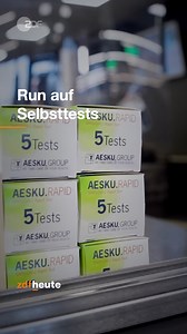 190K views · 2K reactions | Corona-Selbsttests gab es seit heute Morgen im Discounter: Der Ansturm war groß, die Regale schnell leer gefegt. | ZDF heute | Facebook