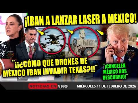 DE LOCURA! TRUMP QUERÍA LANZAR RAYO LASER A MÉXICO ¡POR SUPUESTOS DRONES MEXICANOS INVADIENDO TEXAS!