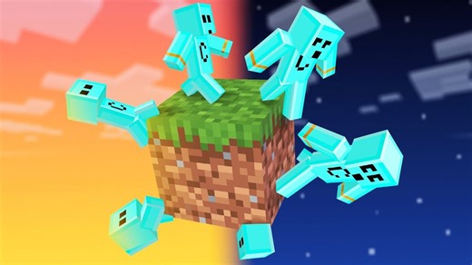 Surviving 1,000,000 Days on One Block in Minecraft