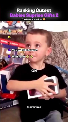 Ranking Cutest Babies Suprise Gifts Part 2