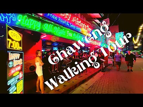 Chaweng Beach Road Night Walk - Best of Koh Samui Nightlife
