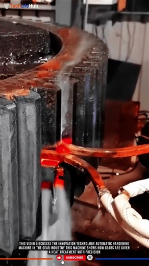 Innovation Technology Automatic Hardening Machine: Making Gears Stronger #tech