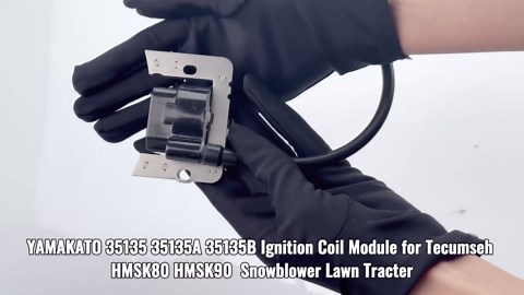 YAMAKATO OEM Standard 35135 Ignition Coil Module for Tecumseh 35135A 35135B HMSK80 HMSK90 HM80 HM90 HM100 OHV12 OHV13 OHV125 OVM120 OVXL120 OVXL125 TVM195 TVM220 10Hp Engine Snowblower Lawn Tracter