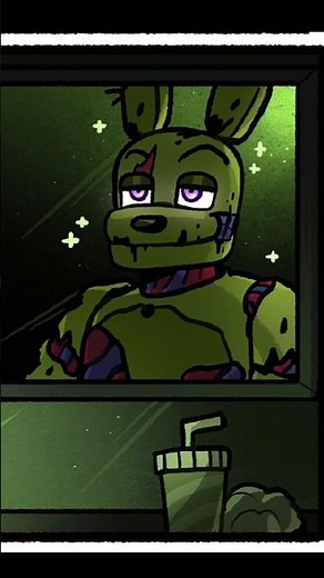Springtrap and Michael | FNAF Comic Dub #shorts