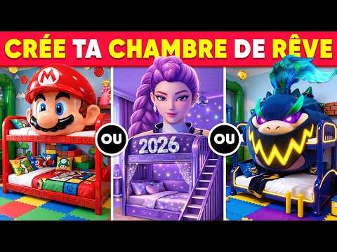 TU PRÉFÈRES...? CRÉE ta CHAMBRE MAGIQUE Parfaite ! ✨🛏️🌈💃 | Quiz Royale