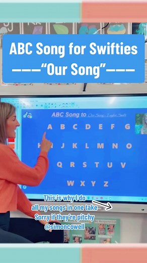 ABC Song for the Swifties! #abcsongremix #abcsarefun #fypteacher #teac...
