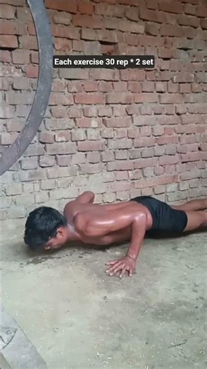 I try my best for hard workout.