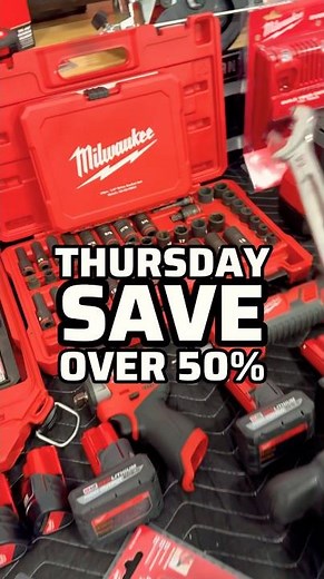 🔥 51% OFF Milwaukee Tools Today with Home Depot! #tooldeals
