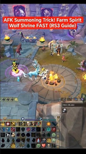 Get EVERYTHING from Spirit Wolf Shrine Easy & AFK! (RS3)