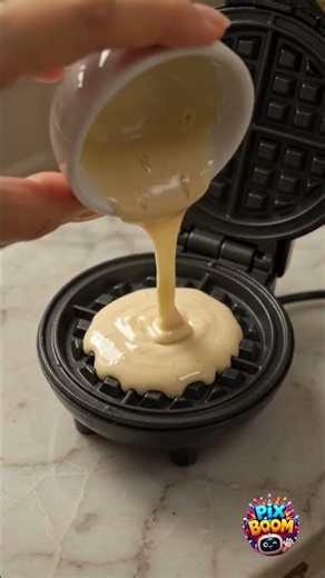 Tiny Kitchen ASMR: Cooking Mini Waffles 🧇