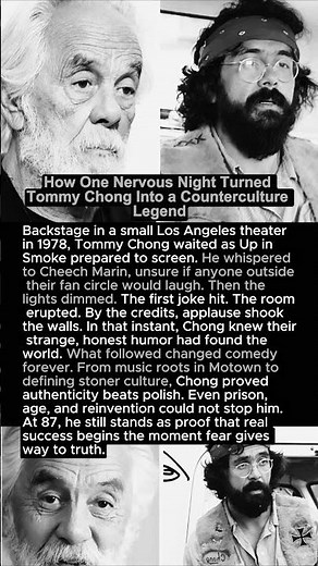 How One Nervous Night Turned Tommy Chong Into a Counterculture Legend💔