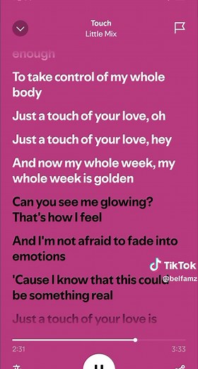 Little Mix 'Touch' Lyrics