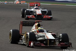 Balance GP de Bahréin 2012 - equipo HRT