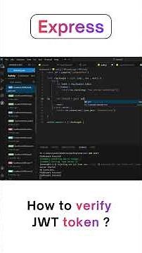 How to Verify JWT Token 🔐 (Node.js in 70s)