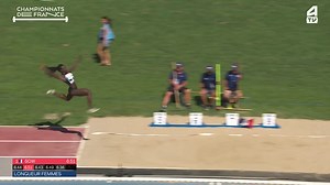 8.8K views · 550 reactions | 礪 Le ciel d'Albi donne des ailes ! 磊 Rougui Sow (Nantes Métropole Athlé) championne de France Elite du saut en longueur avec un superbe bond à 6,70 m... malheureusement trop venté (+6.3) !  Revivez les #CFAthlé en intégralité sur https://athletv.fr. | FFA - Fédération Française d'Athlétisme | Facebook