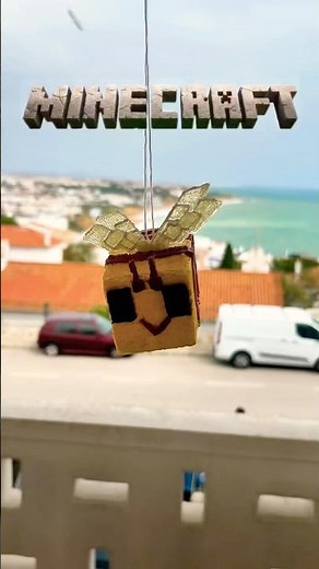 DIY Minecraft Bee With 3d Pen #minecraft #minecraftmovie #3dpen #diy #craft #crafts #diyideas