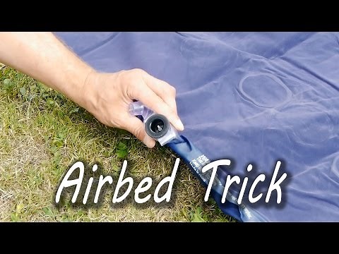 How to Inflate an Airbed Without a Pump