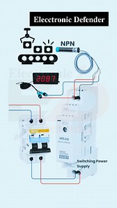 DC Input Switching Power Supply_Power Supply with Sensor Connection in Industrial Automation #fbreels #foryoupageシ #electrician #electronics #watch #project #Official #electricalengineering #videos #electrical | Elecctronic Defender
