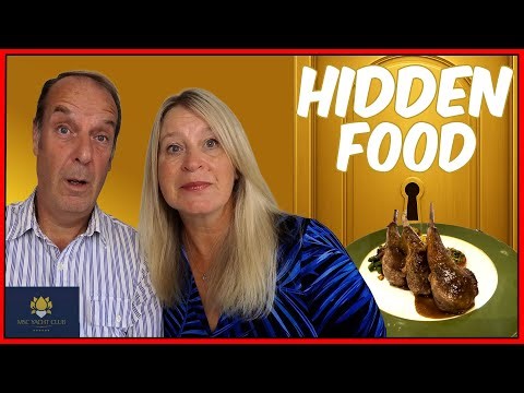 All the FOOD Inside MSC Yacht Club (Exclusive Dining Tour)