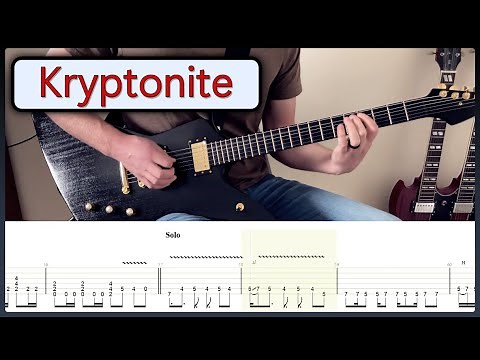 Kryptonite - 3 Doors Down - Guitar Tab - Lesson - Cover