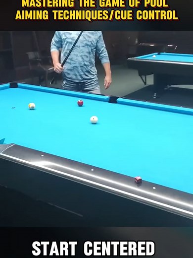 Mastering Aiming Techniques in Pool