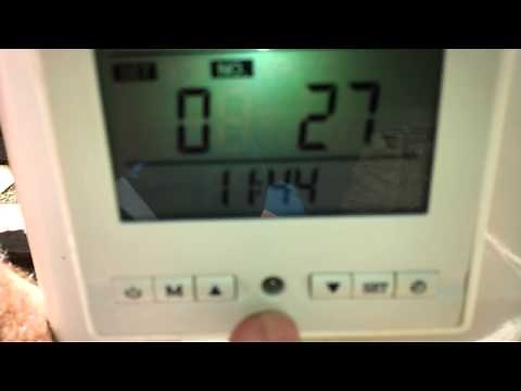 How to set heat pump temperature