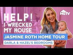 Inside Jasmine Roth’s Daughters’ Dream Bedrooms - Home Tour | Help! I Wrecked My House | HGTV