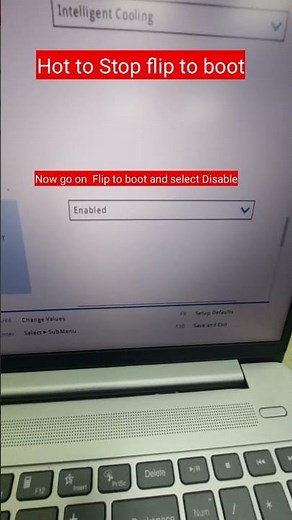 Flip to boot lenovo | flip to start lenovo | how to Disable flip to boot | LaptopAutomatically on