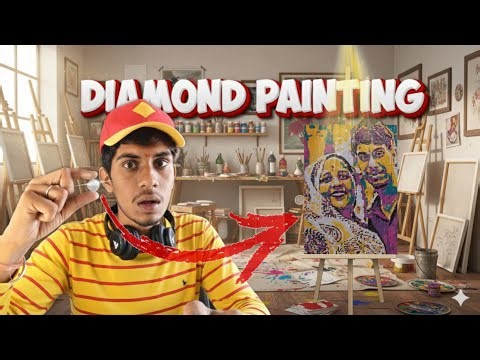 This Diamond Painting Took 100 Hours… Worth It? 😳🔥