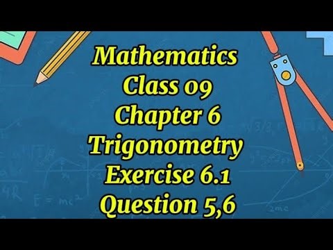 Class 9 maths new book unit 6 exercise 6.1 question 5,6 #maths #easy #test #learn #quiz #class