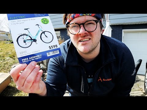 Reviewing Walmart’s most popular ebike: Hyper e-ride electric bike 36 volt battery 700c wheels blue