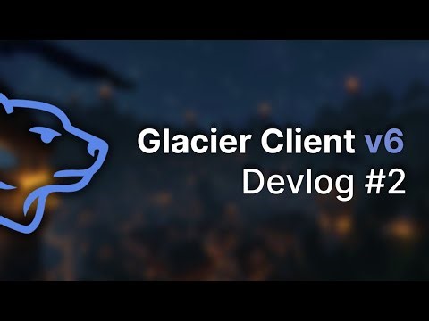 Glacier Client V6 | Devlog #2 | Added Waypoint activation sounds | Minecraft Bedrock Edition 1.21+