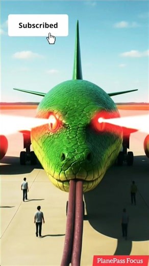 A Giant Snake Inside a Plane 😱✈️ | Snake Plane AI | Shocking Scene