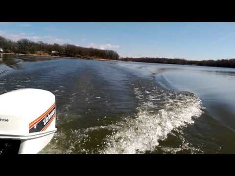 1981 Johnson 7.5 hp outboard lake run