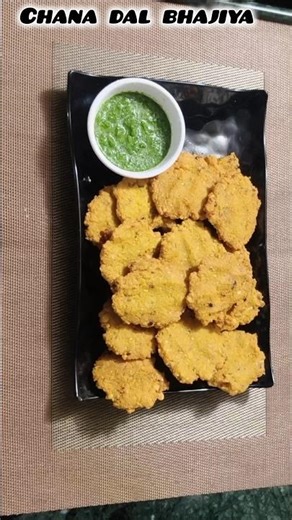 Chana dal bhajiya recipe 💓✨✨ #chanadalbhajiya #chanadaalrecipe#short #youtubeshorts #fatimakirecipe