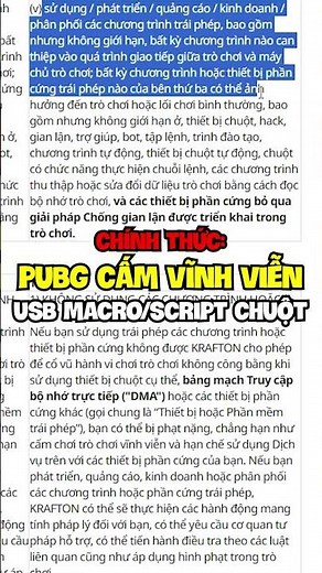 PUBG permanently bans Macros and Mouse Scripts #namart #shorts #pubg