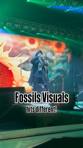 Tapajit Mondal on Instagram: "Fossils visuals hits different! 🔥🖤🤘🏻 Visuals credits - @arisen_wem #instareel #fossilslive #audiovisuals #rupamislam #joyrock"