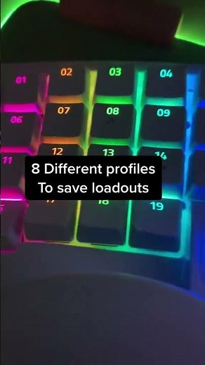 Razer Tartarus V2 Gaming Keypad: Mecha-Membrane Key Switches - One Handed Keyboard #shorts #amazon