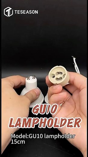 GU10 Ceramic Socket – Fits Both Standard & Mini GU10 Bulbs