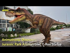Jurassic Park Animatronic T-Rex Statue | Animatronic dinosaurs