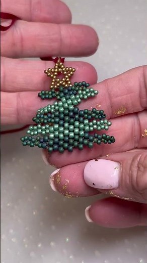 Seed Bead Christmas Tree Ornaments FULL TUTORIAL AVAILABLE