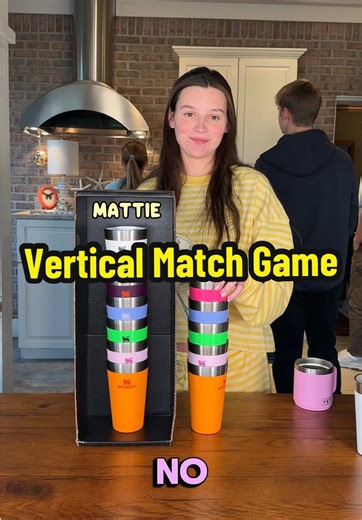 Who will win the most cash in this vertical match game?? #familyfun #familygameninght #gameswithfriends #matchgame